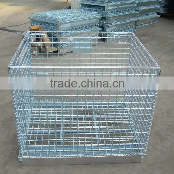 Warehouse Storage Folding Wire Container photo-4