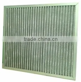 Aluminum Frame Washable Pleated Panel Aluminum Mesh Pre Filter photo-2