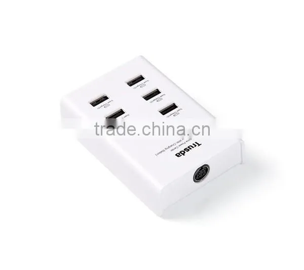 6usb Charger for Mobile Phone USB Charger Desktop AC Wall Adapter Multifunction USB Wall Charger photo-3