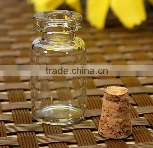 Gift Glass Drift Bottles for Message in a Bottle Wishing Bottles With Cork photo-2