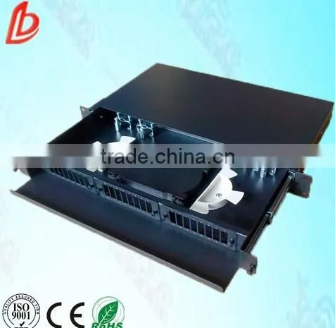 24 Port Cold Rolled Steel Corning Fiber Patch Panel photo-2