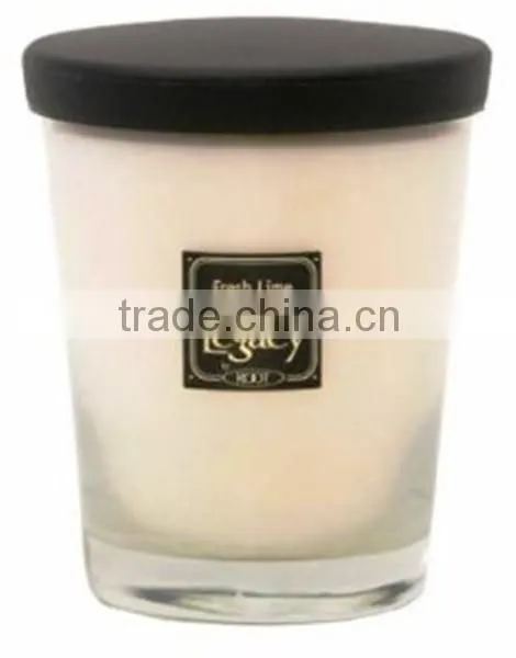 Fashion Design Pillar Soy Wax Candle With Lid photo-5