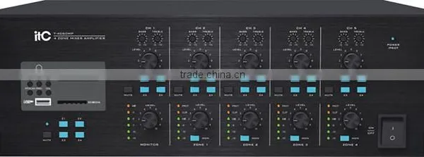 Professional Mp3 Tuner 4 Channel PA Audio Matrix Mixer Amplifier for Public Address photo-2