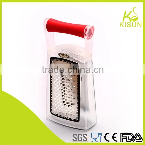 China Supplier Vegetable Rotary Grater With Color Handle photo-2