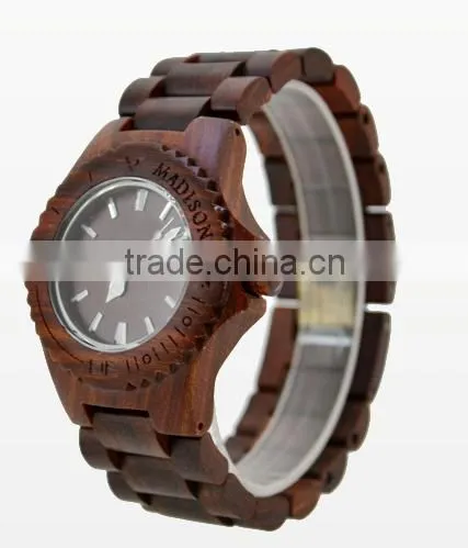 High Quality Quartz Wood WristWatch 2016