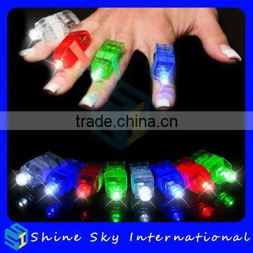 Hot Selling Party Supplies ABS Led Finger Rings