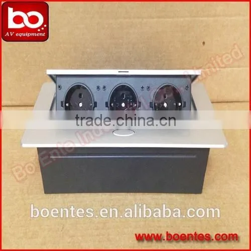 Desktop Pop-up Outlet and Data Socket With EU Standard Power Outlet photo-3