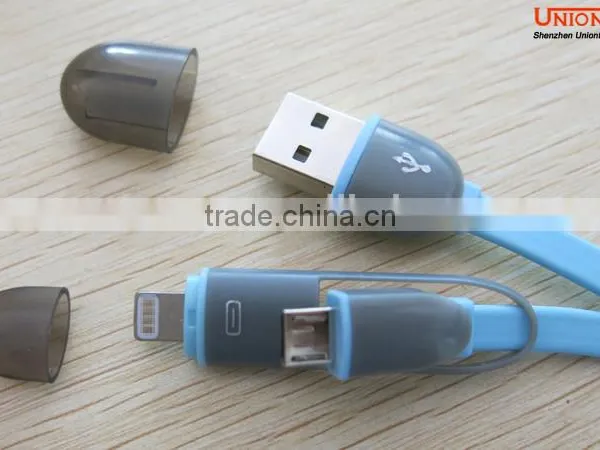 Long Length Usb Data Charger Cable 2 in 1 Usb to Red White Yellow Cable for Mobile photo-6
