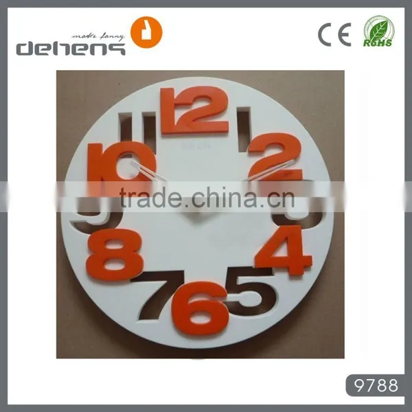 3D Big Digital Plastic Quartz Wall Clock photo-2