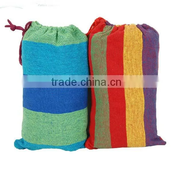 Durable Cotton Rainbow Color Hammock photo-4