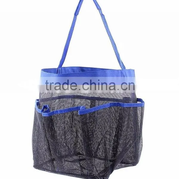 Hanging Waterproof Mesh Multi-function Bathroom Shower Cabin Organizer, Shampoo Toothbrush Shower Caddy photo-3