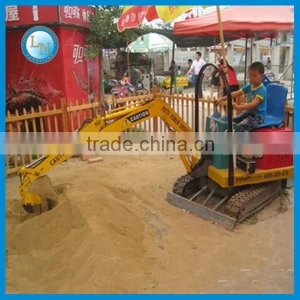 Amusement Park Kids Excavator Ride!!! Fairground Equipment Kids Mini Excavator for Sale photo-4