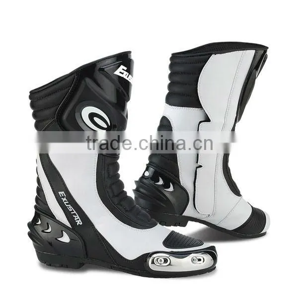 Multi-use, Motorcycle Racing Black/white Boots photo-2