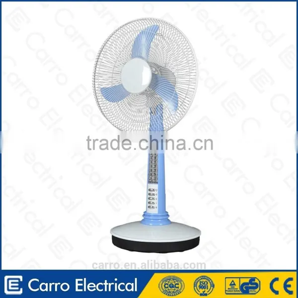 Carro Electrical 16inch 12v 35w Rechargeable Fan With Led Lights photo-2