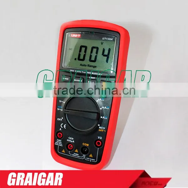 True RMS Digital Multimeters UNI-T UT139A AC DC Voltage and Current Auto Range Handheld Multimeter photo-3