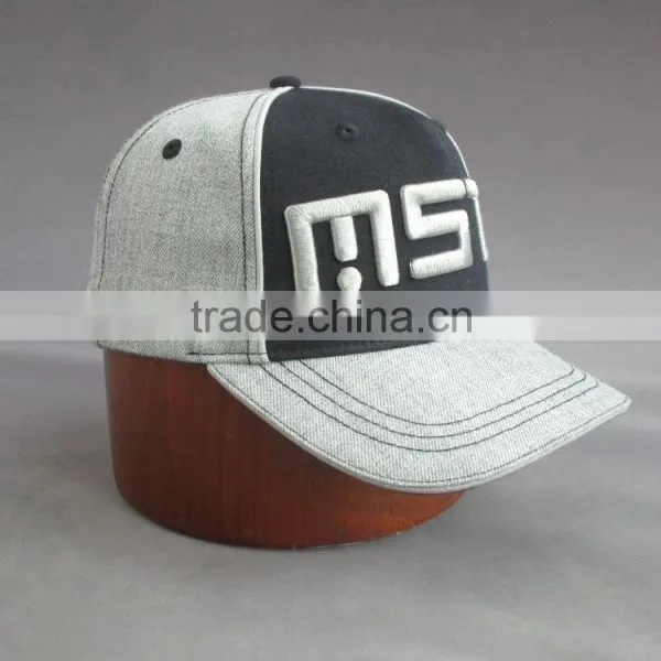 5 Panel Baseball Cap With 3D Embroidery photo-5