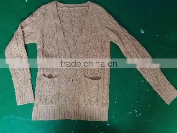 15JW0314 Mens Chenille Cardigan Sweater