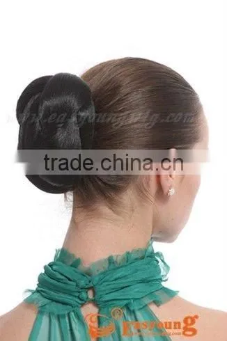 Dancer Synthetic Hair Clip Chignon, Bun Comb Hairpiece Wholesale photo-2