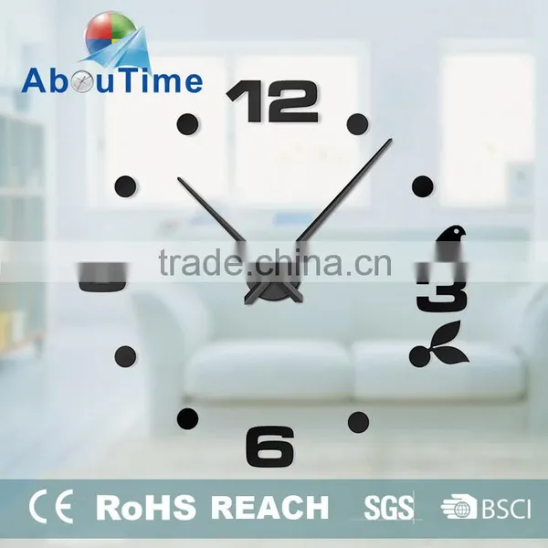Original Brand Modern Art Design 3D DIY Wall Clock Wall Mounted Clock photo-5