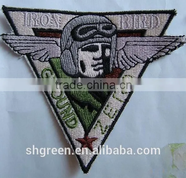 Sleeve Embroidery Patch Emblem With Embossed Effect photo-3