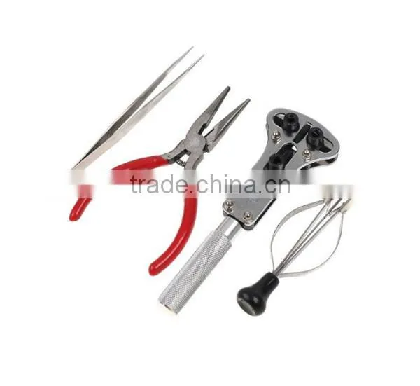 Perfect Watchmaker Repair Tool Kit With Hammer ,Remover ,Opener Mainspring Winder Tool Watch photo-2