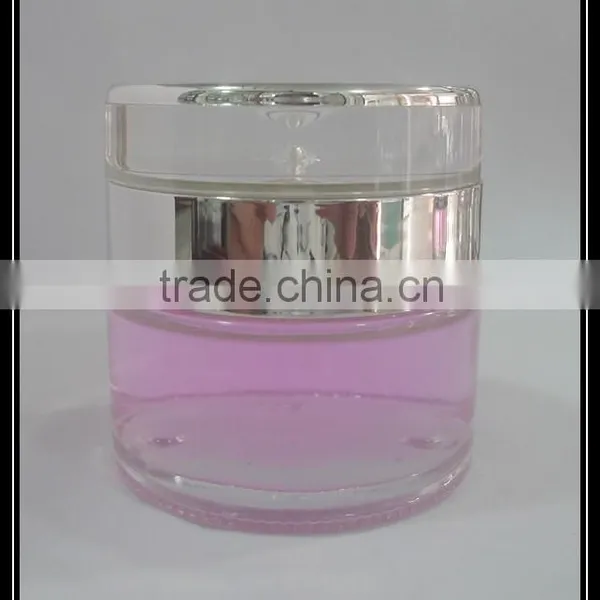 Cream Glass Jar