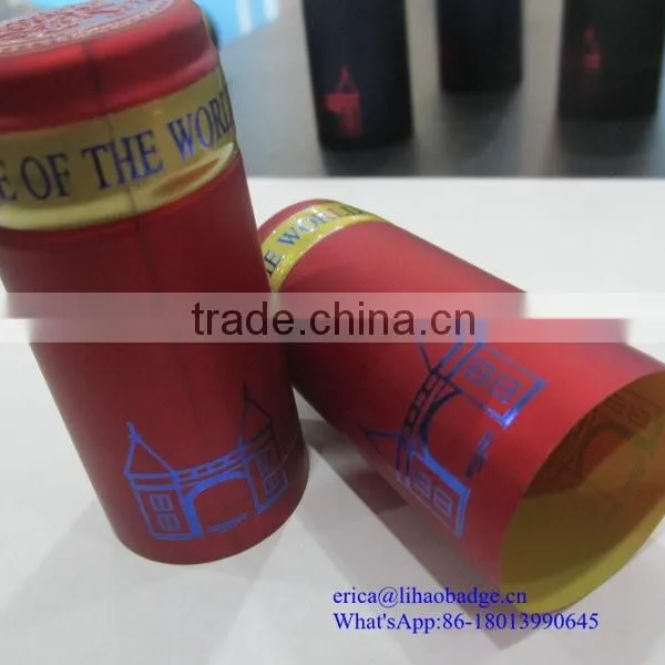 Pvc Cap Seal Shrink Wrap Bottle Labels for Capsule photo-5