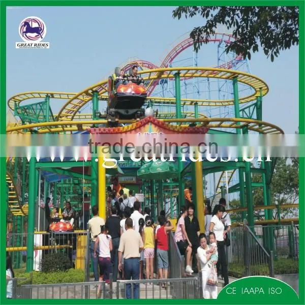 5 Cars 20 Seats Large Spinning Roller Coaster photo-2