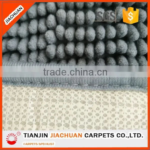 Grey Cheap Low Short Pile Chenille Mat photo-5