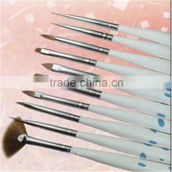 15pcs Soft Synthetic Hair Cosmetic Nail Brush Set photo-4