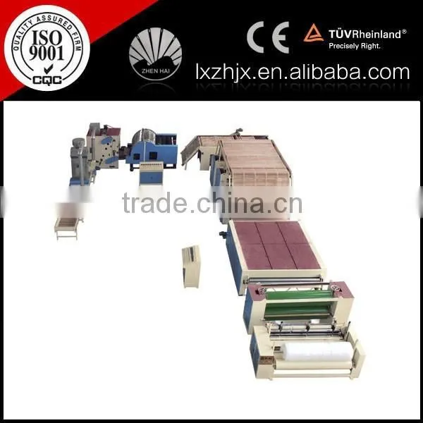 Glue Free Wadding Production Line, Nonwoven Wadding Machine, Wadding Plant photo-2