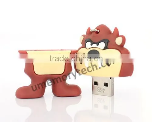 Taz Cartoon Role PVC Bulk Cheap Usb Flash Drives 1gb 2gb 4gb photo-5