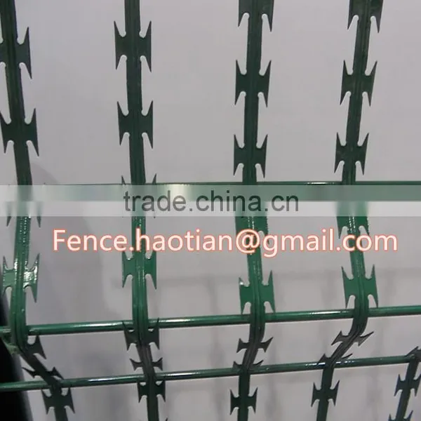 High Security Metal Fence Design for Military and Prison Boundary Razor Wire Mesh Fence photo-3