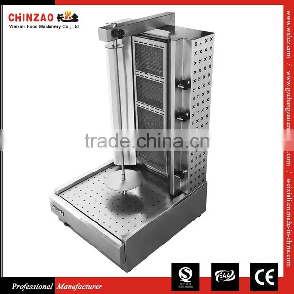 4 Burners LPG Gas Shawarma Machine Kebab Making Machine Grill Snack Machine photo-2