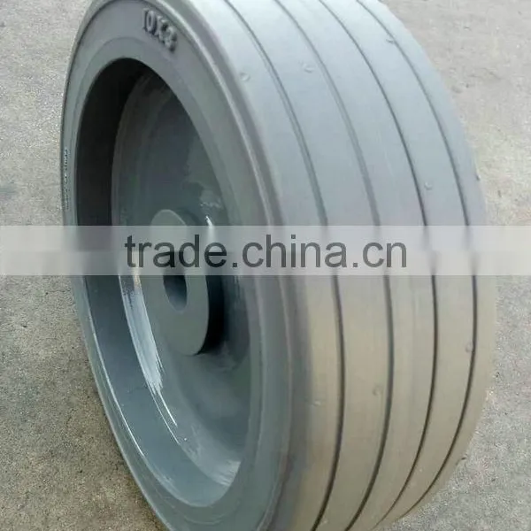 10x3 10x4 Non-Marking Tyre SCISSOR LIFT WHEEL & TIRE ASSEMBLY PART for Genie GR-12, GR-15, GR-20 photo-6