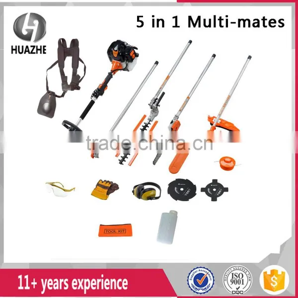 52cc Garden Multitool Strimmer, Brush Cutter, Hedge Trimmer, Chain Saw
