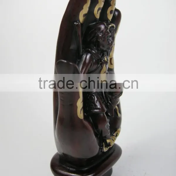 Monkey King on God Hand Chinese Statue Amulet photo-2