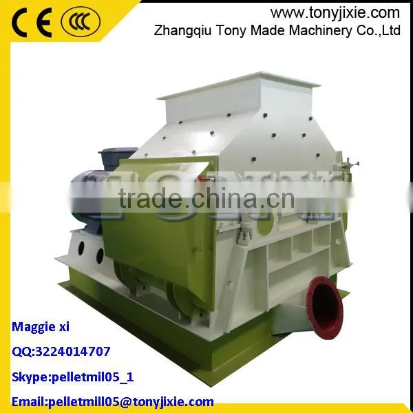 6-12T/H Big Capacity Wood Pulverizer/wood Chips Hammer Mill Grinder Price photo-2