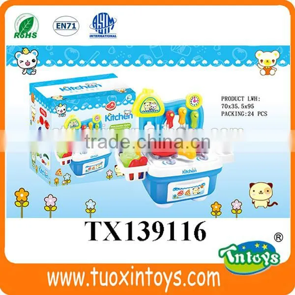 Plastic Kids Play Kitchen Set Cooking Toys for Boys photo-2