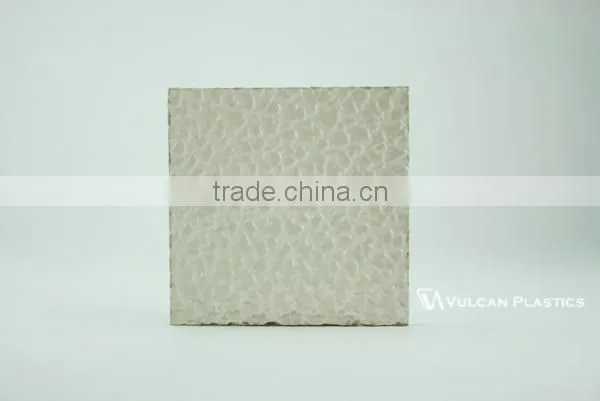 Opaque Lower Temp Plastic Polycarbonate Embossed Sheet (Ti-Lite Metallic Bronze Solid Embossed) photo-4