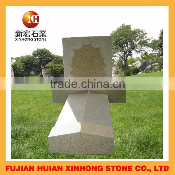 Black High Polished Marble Modern Upright Headstone photo-3