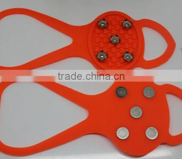 Anti-slip Rubber Shoes Cover Magic Spike Silicone Ice Grip photo-5
