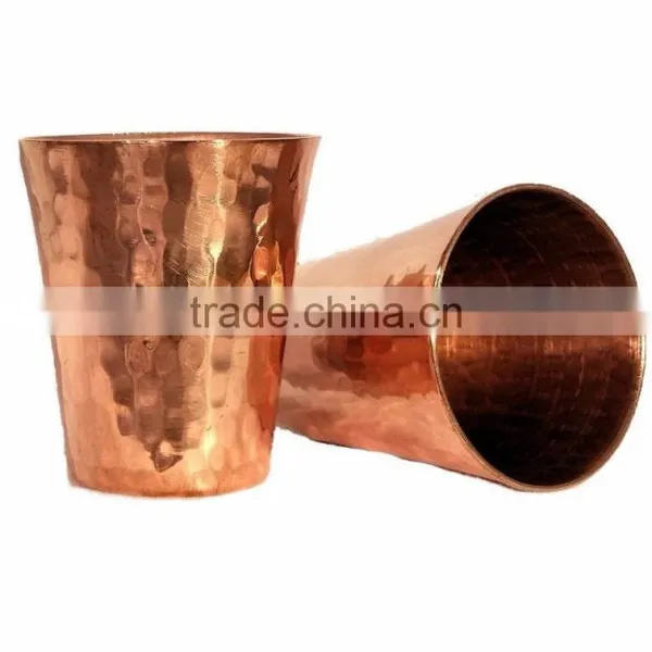Copper Tumblers , Napa Tumbler,hammed Copper Tumbler/ Copper Glass photo-2
