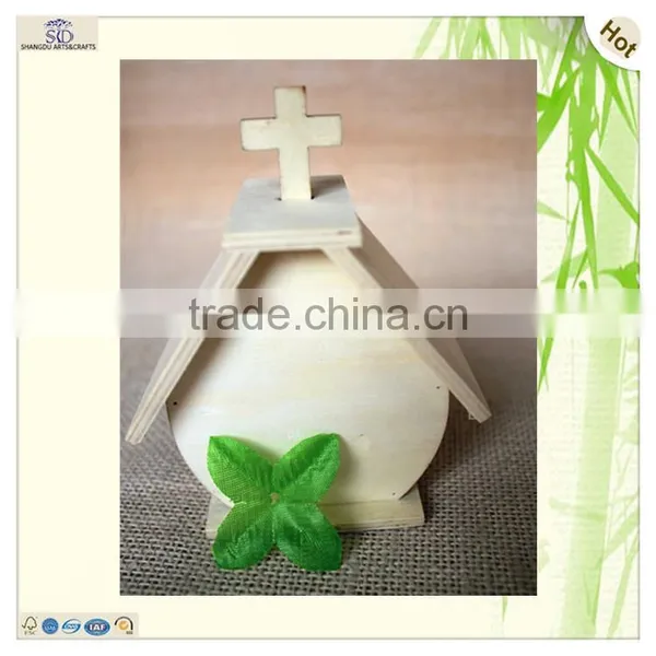 Mind Design Light Plywood Cross Bird Canaris Cage photo-3