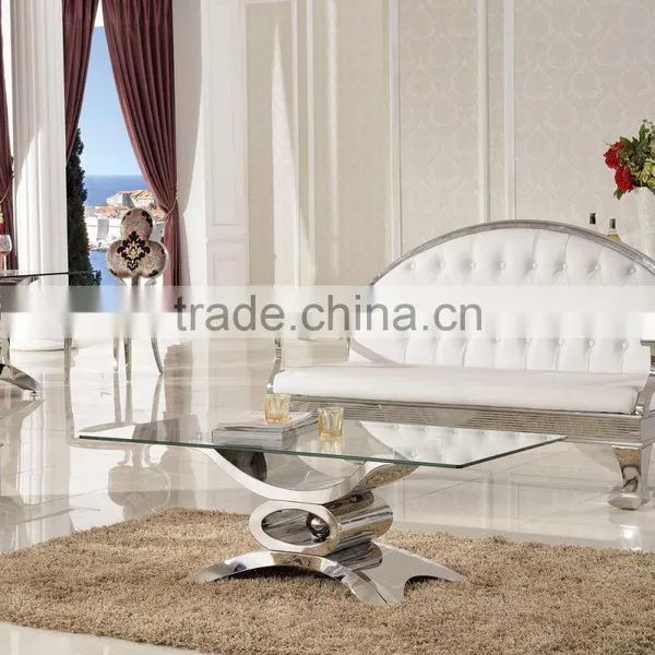 C346 Hot Sale Durable Glass Coffee Table photo-5