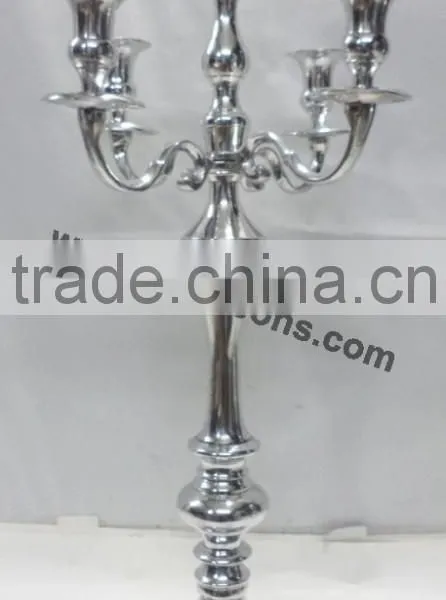 Silver Candelabra's ,AluminumCandelabra's for Weddings,Aluminum Candelabrafor Home Decorations photo-5