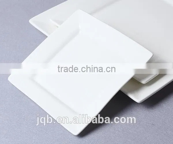 High Quality White Square Dining Plate Set photo-6