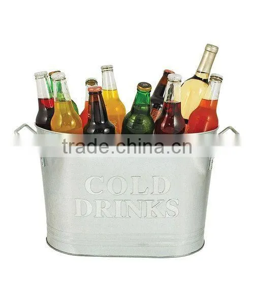 Wine Cooler Metal Large Belvedere Ice Bucket photo-4