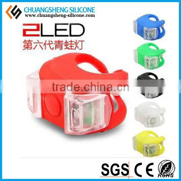 Silicone Anti-broken Bicycle LED Light, Silicone Light Holder for Bike photo-2
