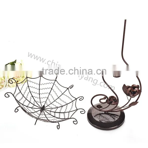 Flower Umbrella Shape Metal Jewelry Display Stand for Earring photo-5